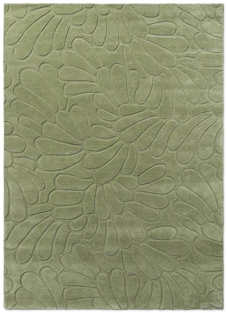 Petal Design Hedgerow Green Rug | Size: 200 x 280 cm