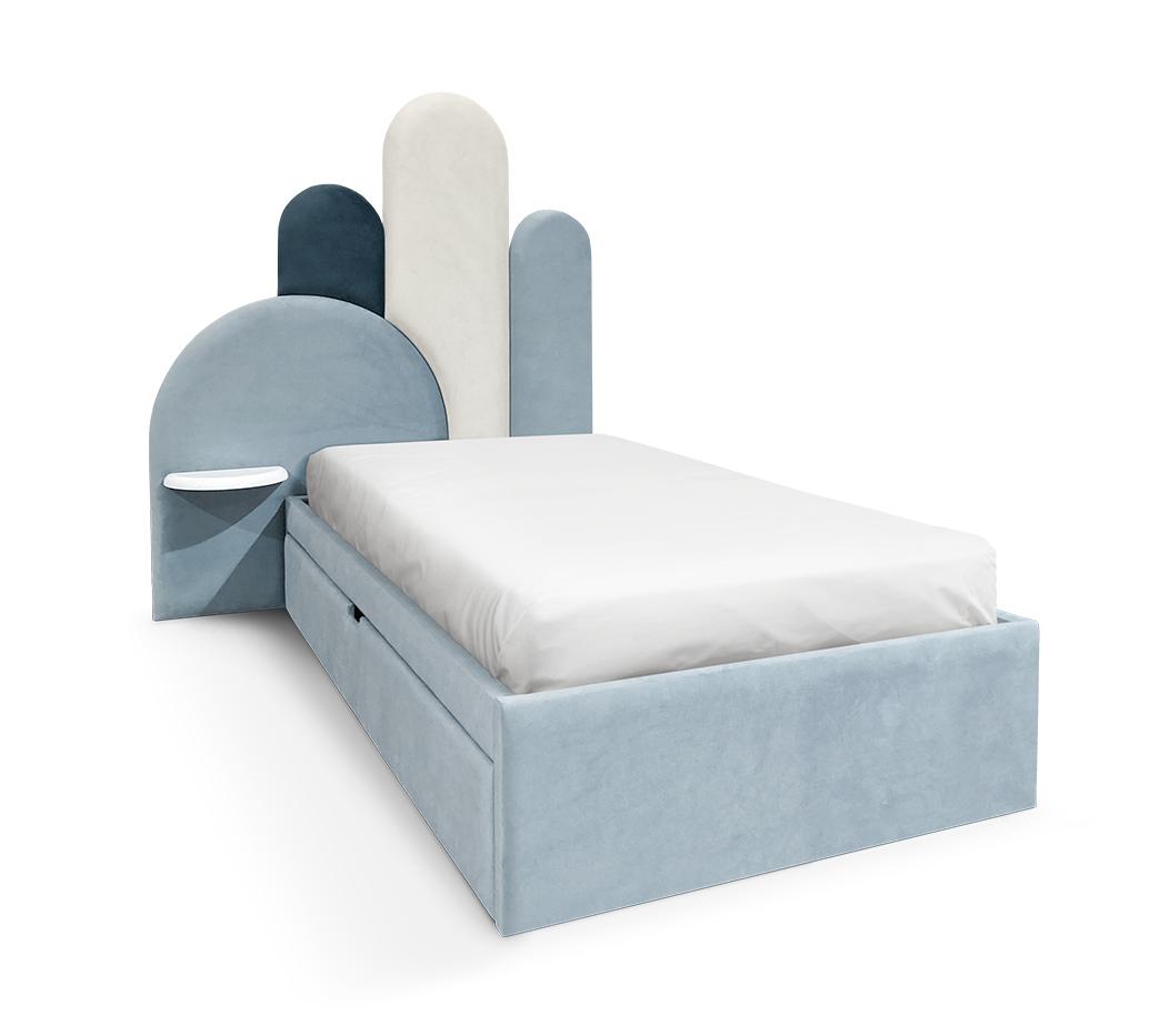 Highland Warrior Elegant Kids Bed | Configuration: 1 Drawer | Mattress Size: 90 x 190 cm