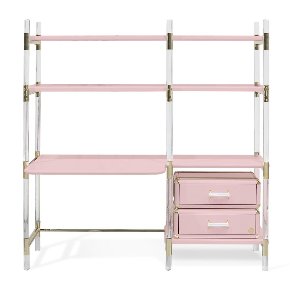Jigsaw Puzzle Pink Kids Library Shelf