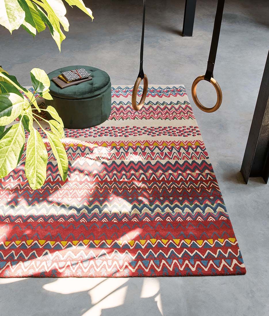 Wool Striped Rug
