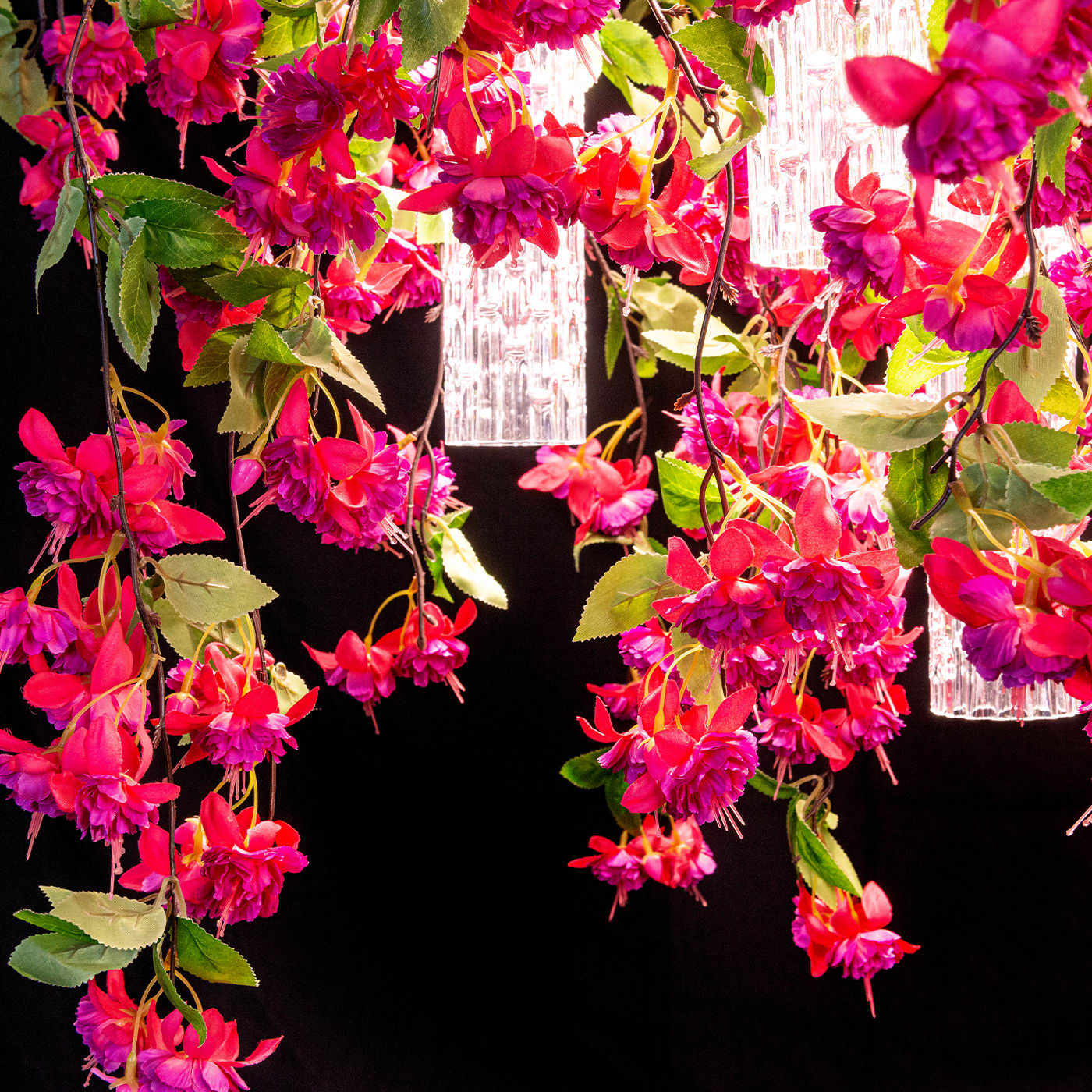 Pink Cascade Large Statement Chandelier