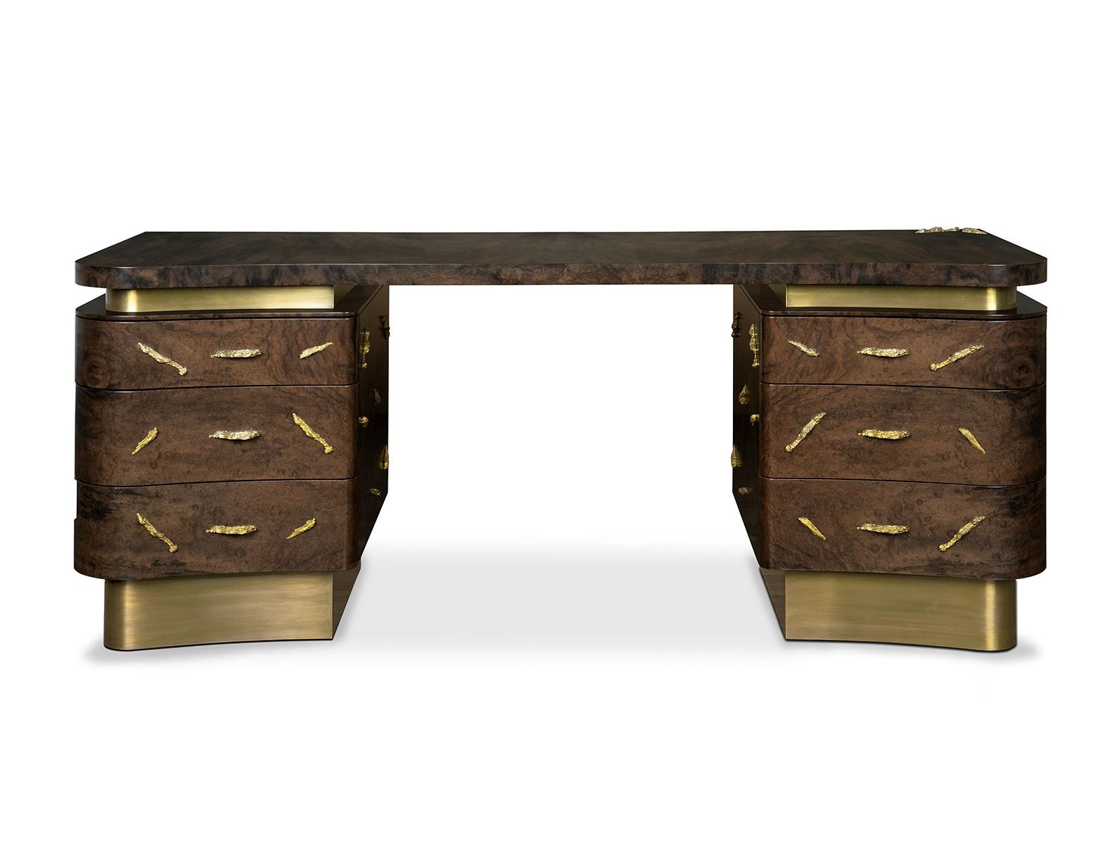 Designer Wood Studio Desk