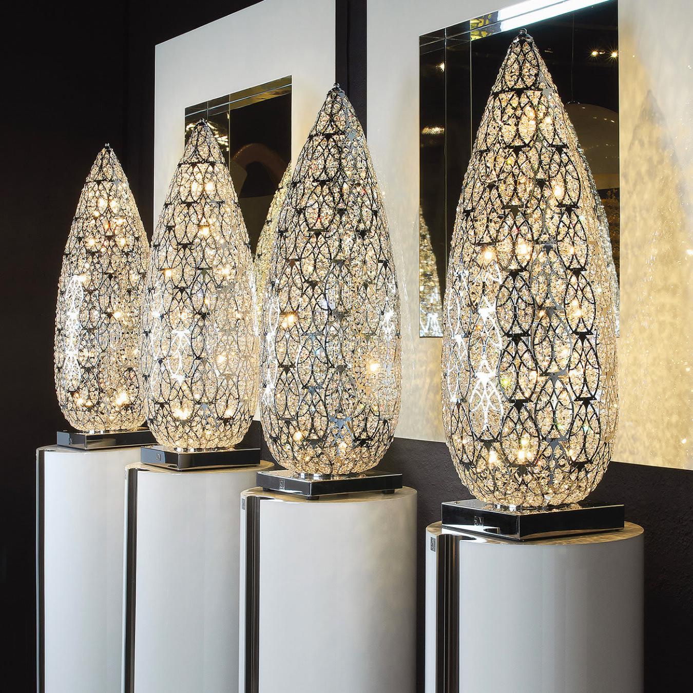 Arabesque Flame Italian Table Lamp