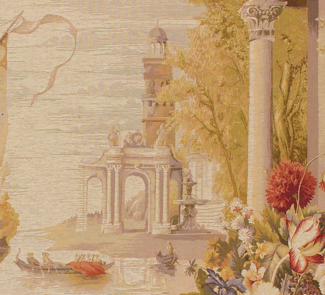 Tuscany Harbour Handwoven Tapestry