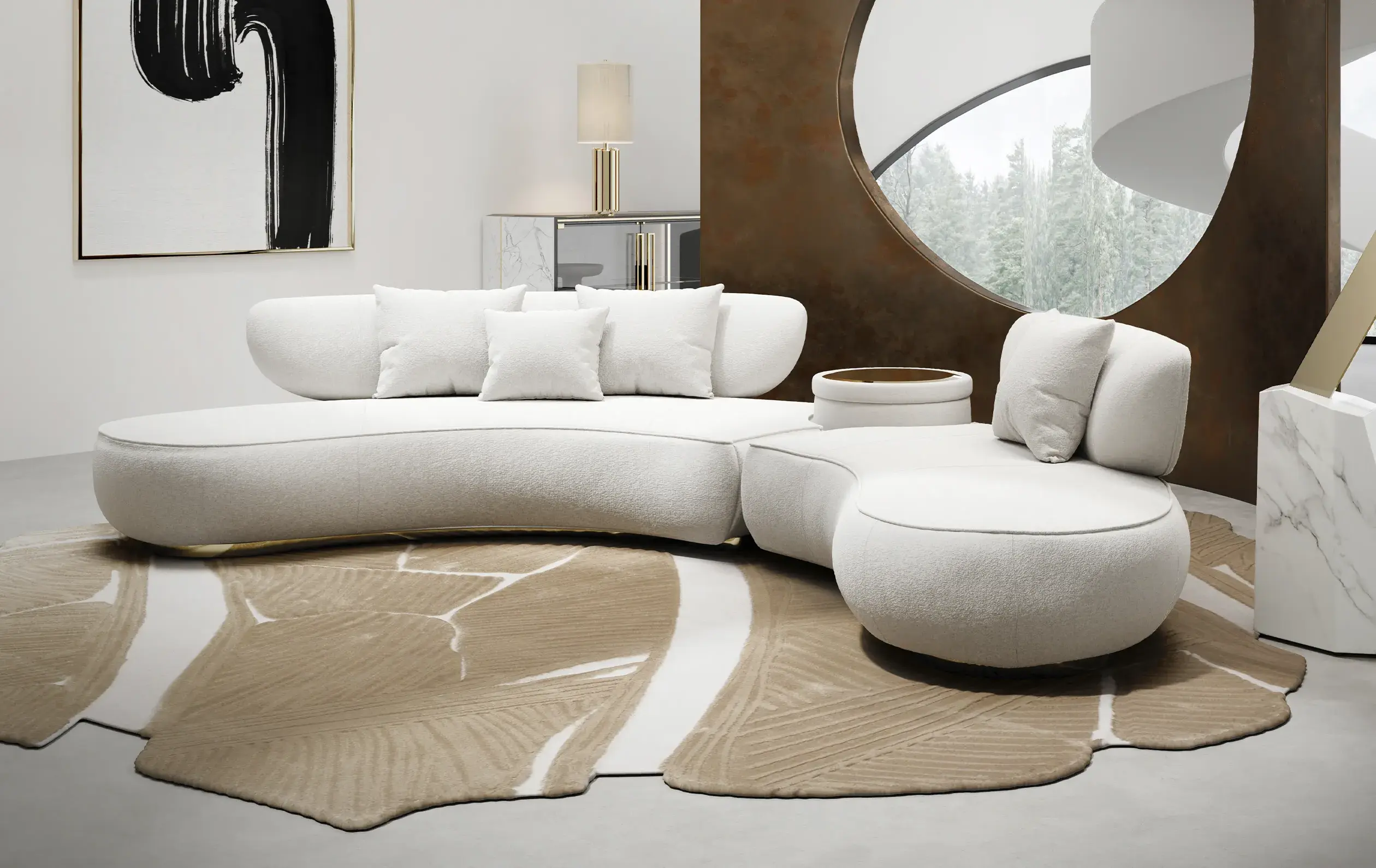 Mesh Round Sofa - 5