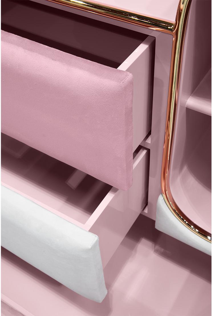 Candy Triple Pink Chest of Drawers