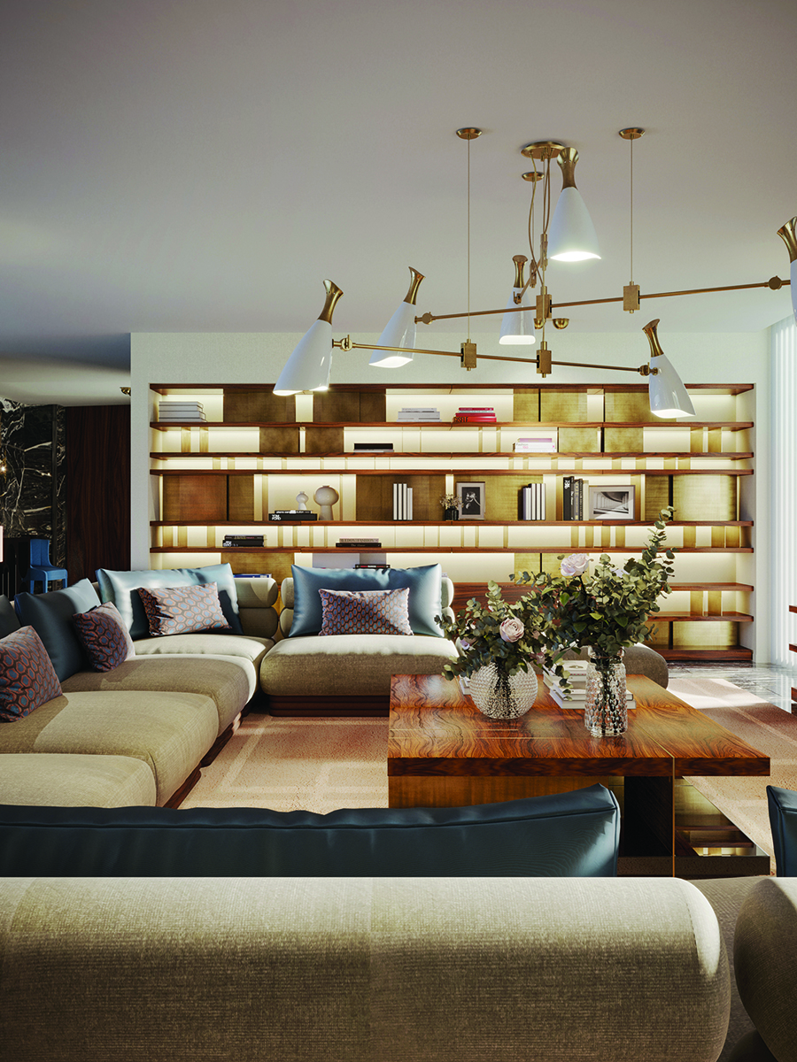 Regal Beam Suspension Lamp - 6