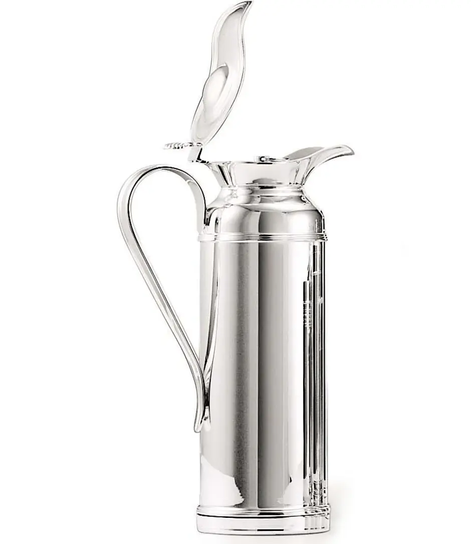 Luxurious Silver-Plated Thermos Jug