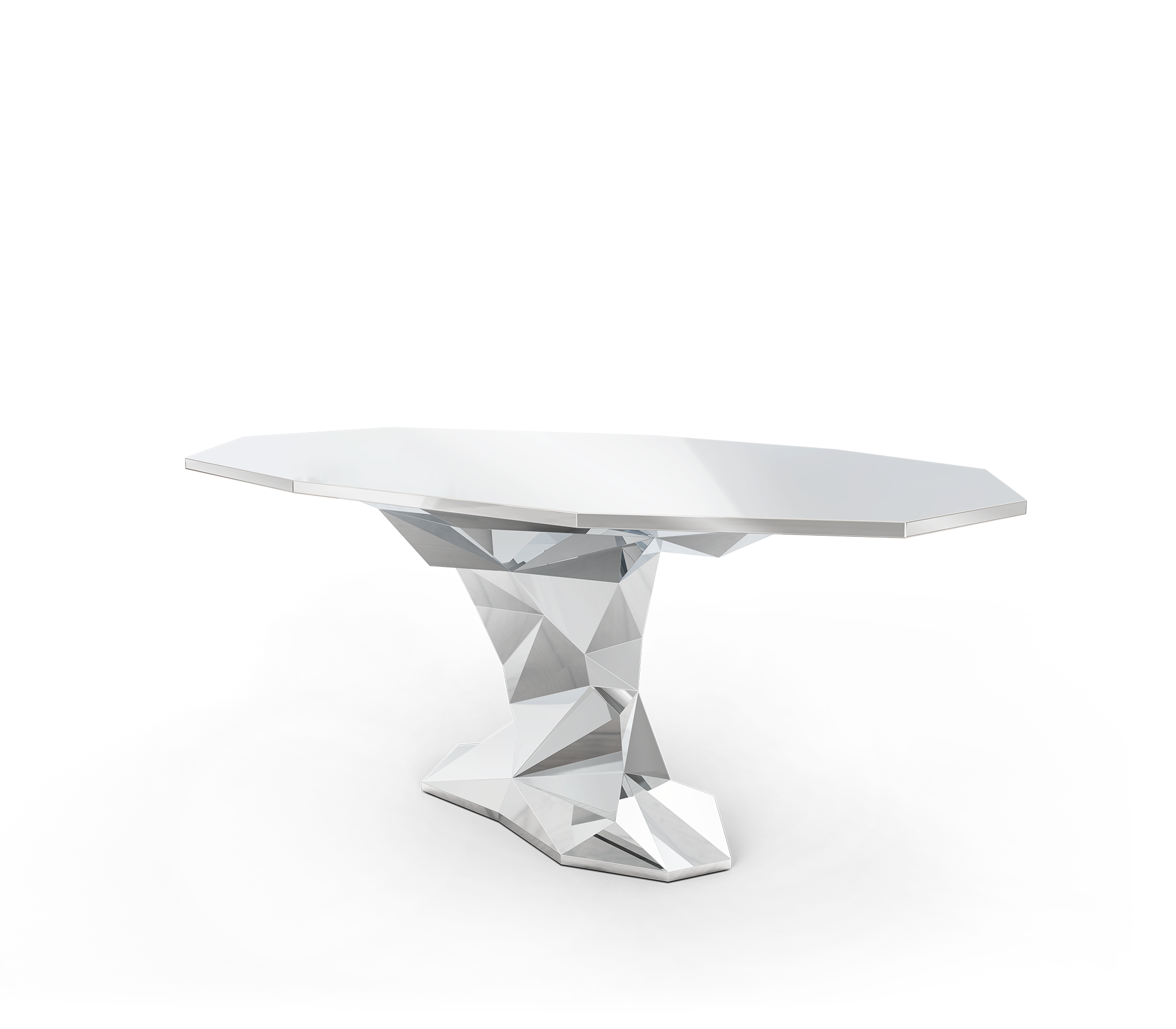 Silver Luxe Dining Table