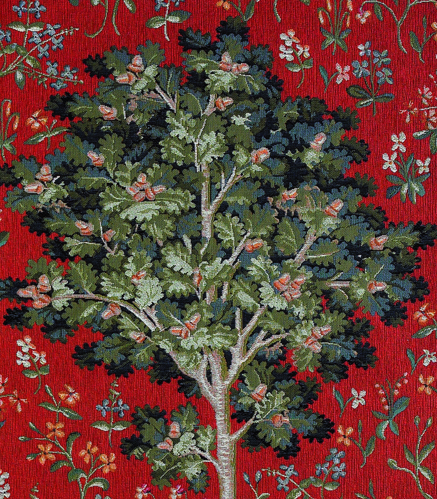 Medieval Oak Handwoven Tapestry