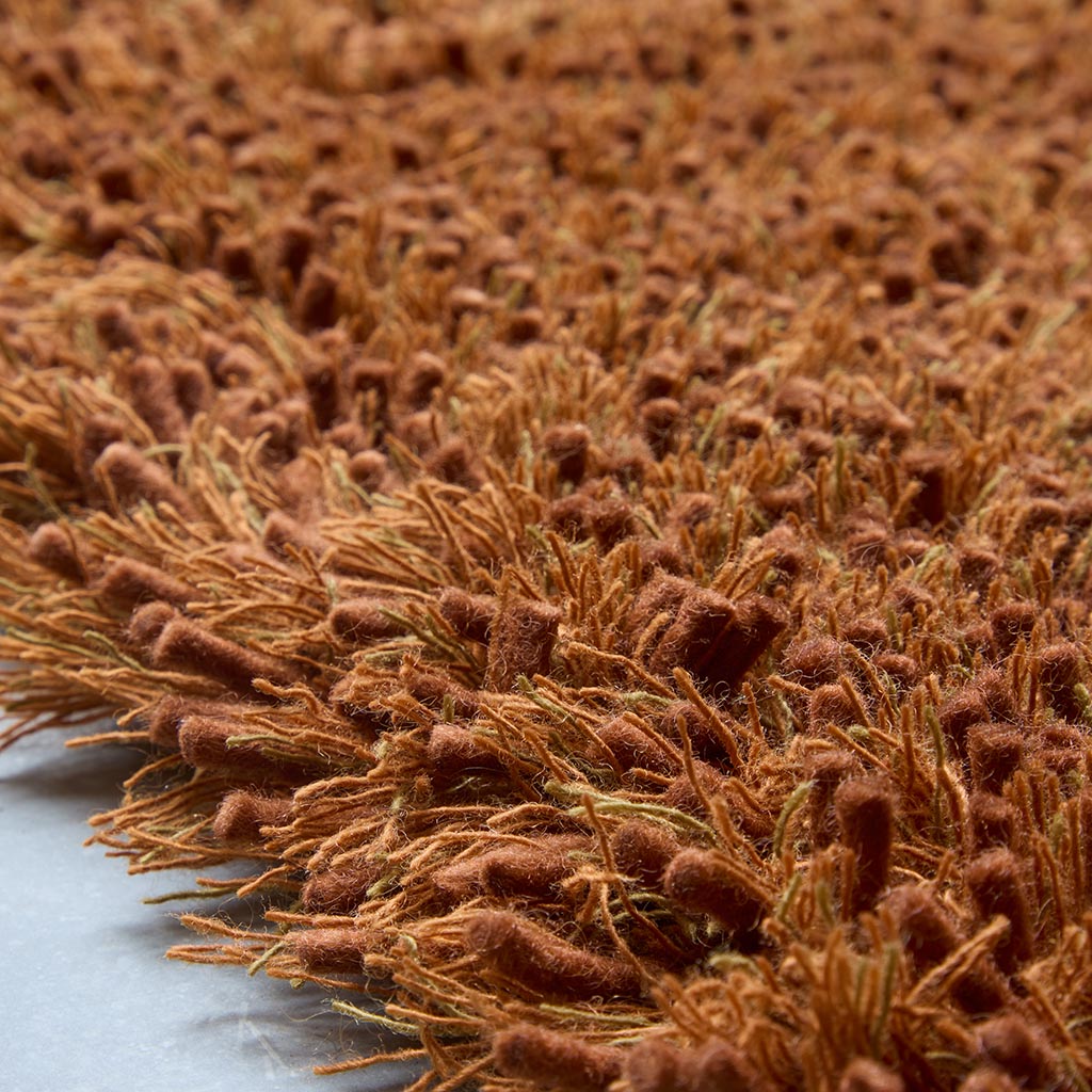 Terracotta Shaggy Rug