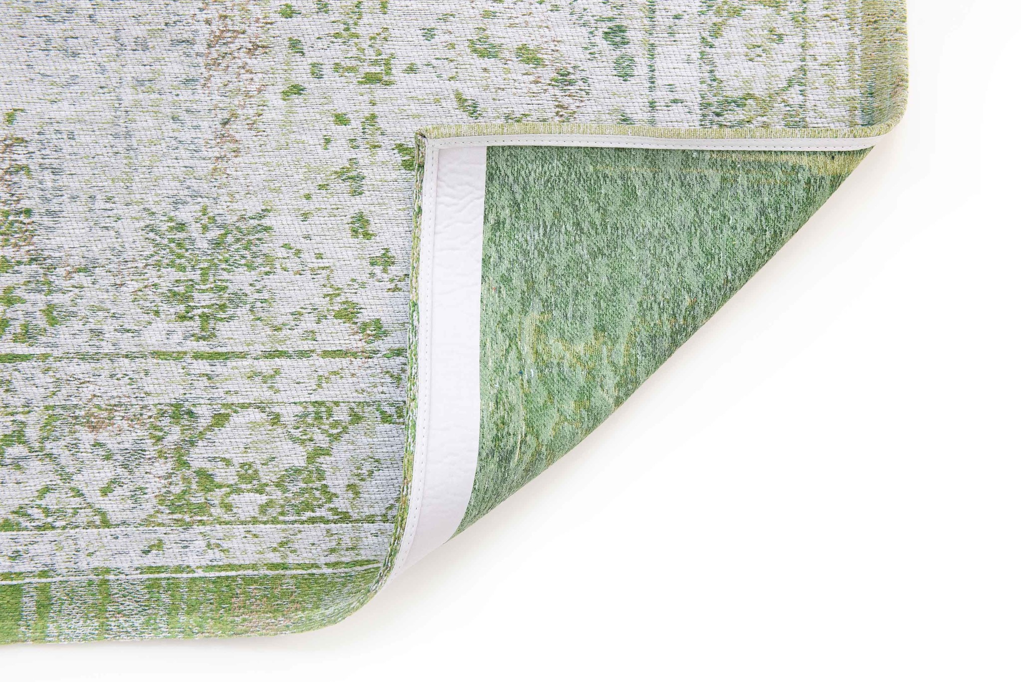 Medallion Green Flatwoven Rug