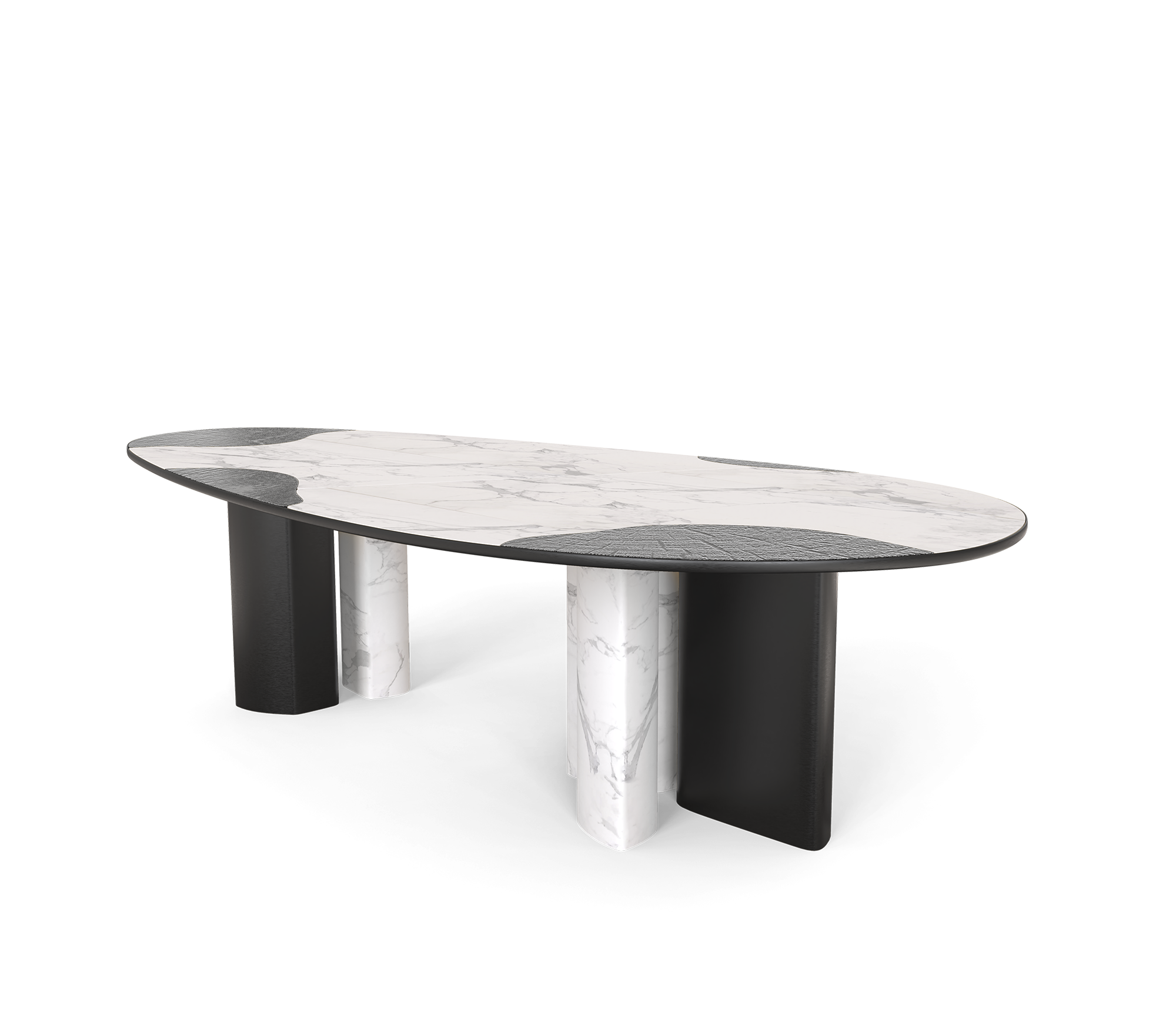 Marble & Onyx Luxe Dining Table