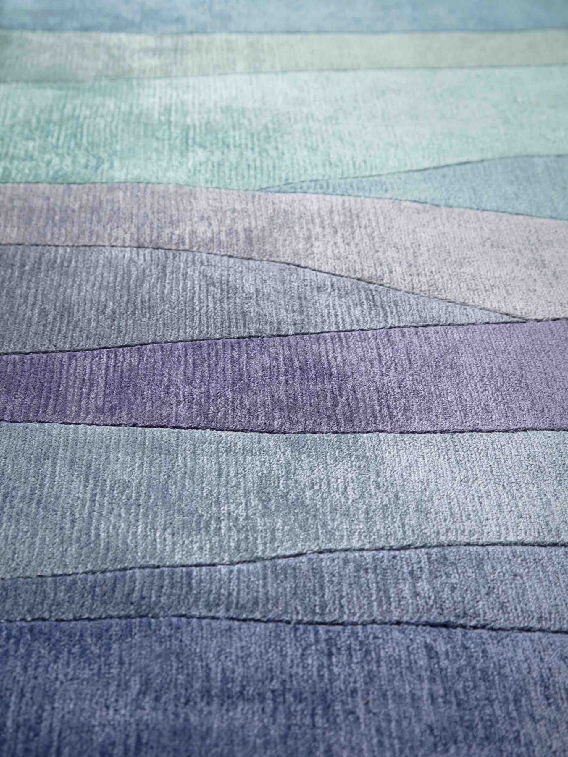 Scape Violet Designer Viscose Rug