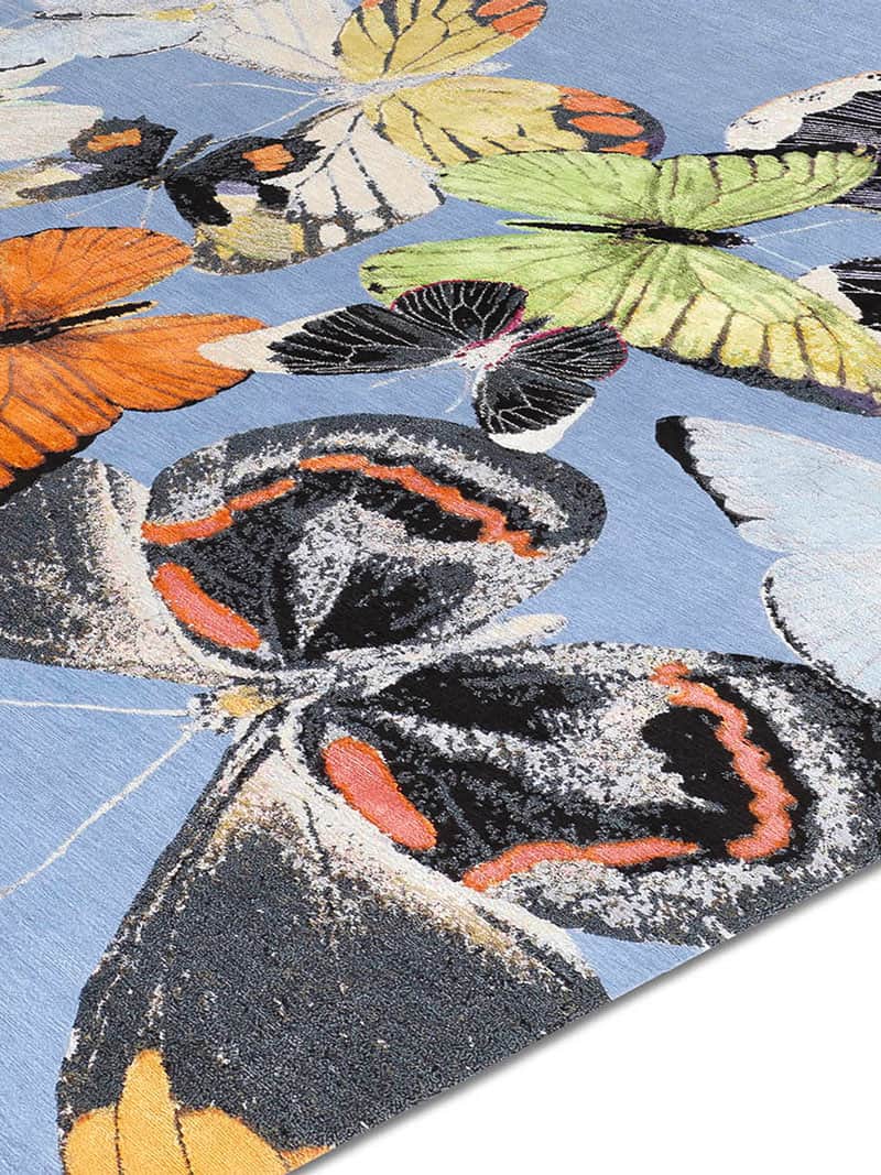 Butterfly Hand-Woven Exquisite Rug