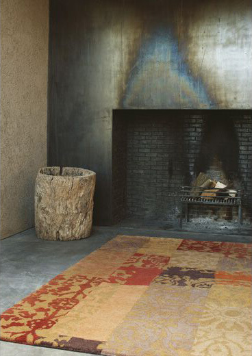 Kodari Patchwork Red Rug by Brink & Campman