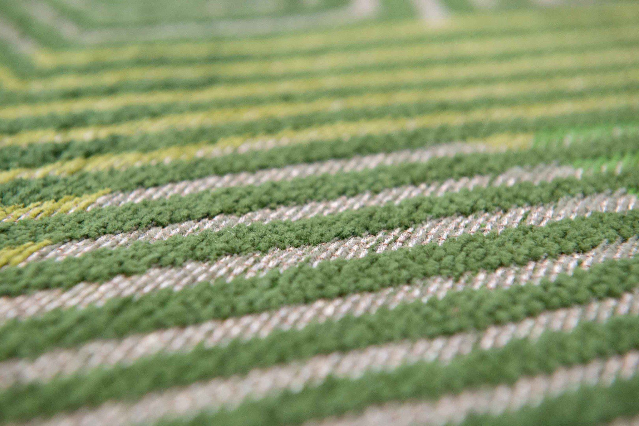 Tropical Green Circle Rug