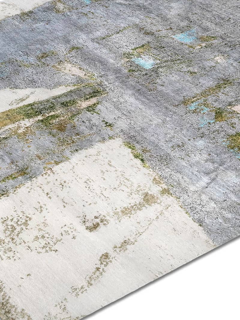 Green Rust Hand-Woven Exquisite Rug | Size: 365 x 457 cm