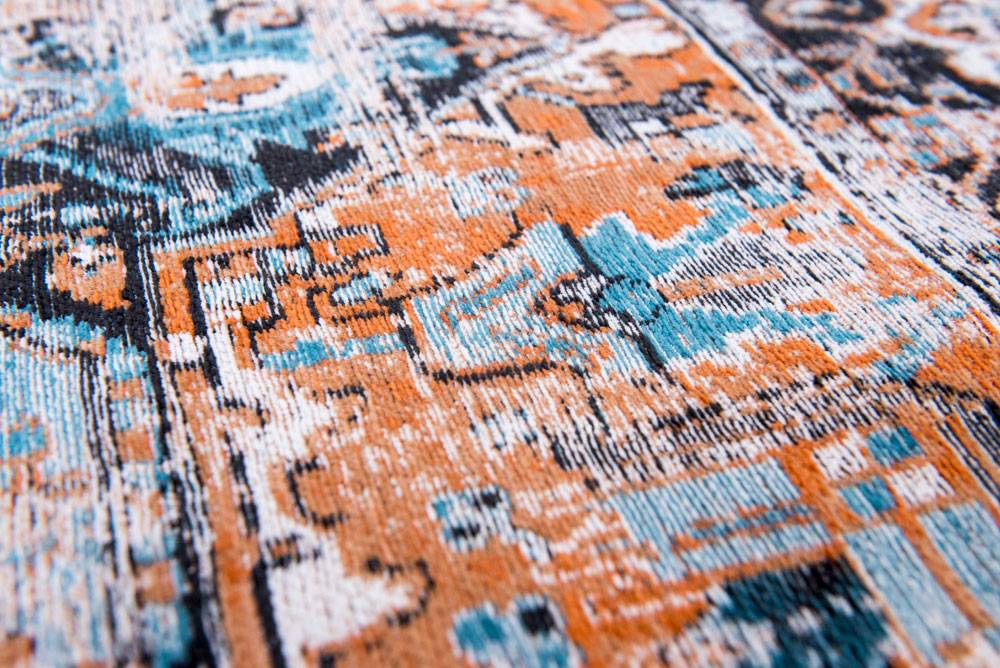 Vintage Belgian Orange Rug | Size: 170 x 240 cm