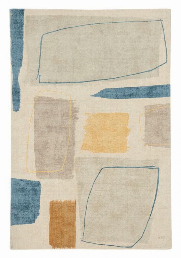 Art Papaya Handwoven NZ Wool Rug ☞ Size: 160 x 230 cm