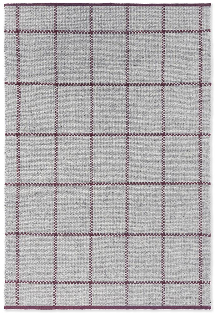 Artisan Texture Check Ash/Stone Rug | Size: 200 x 280 cm
