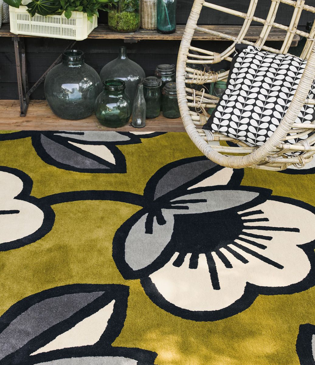 Passion Flower Olive 059607 Rug | Size: 250 x 350 cm