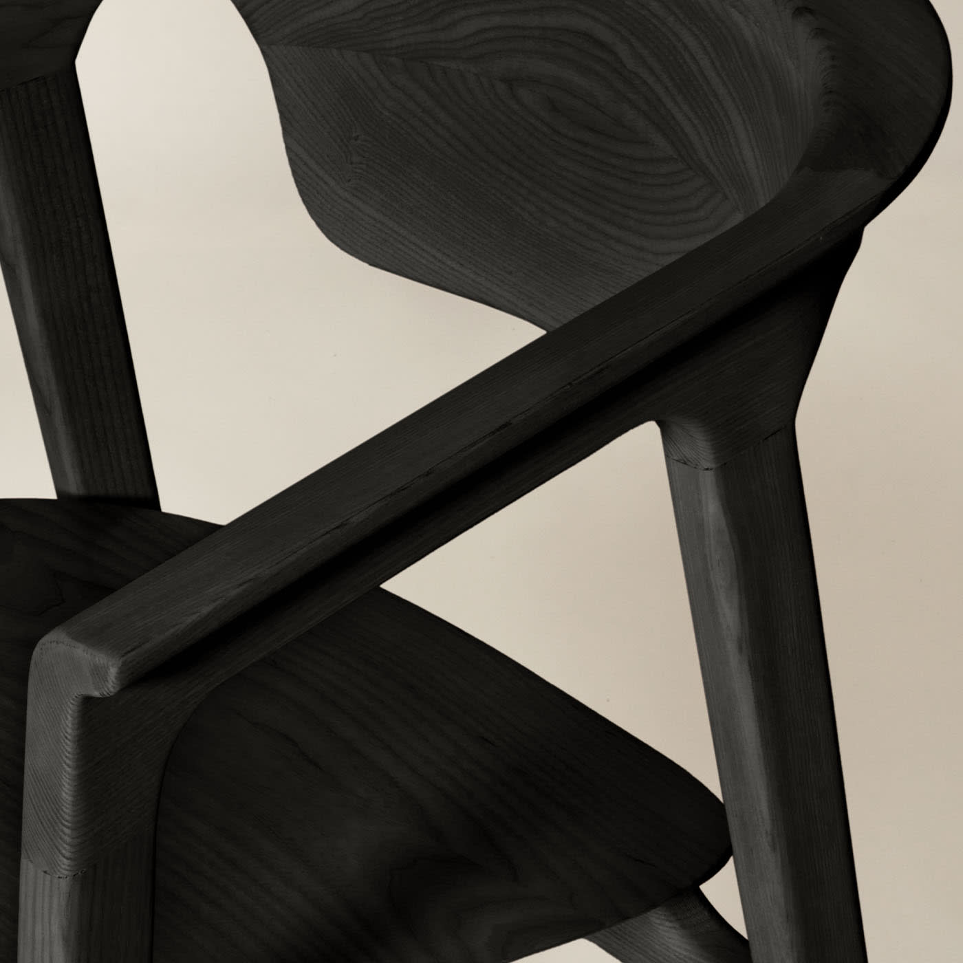 Duna Black Modern Italian Chair