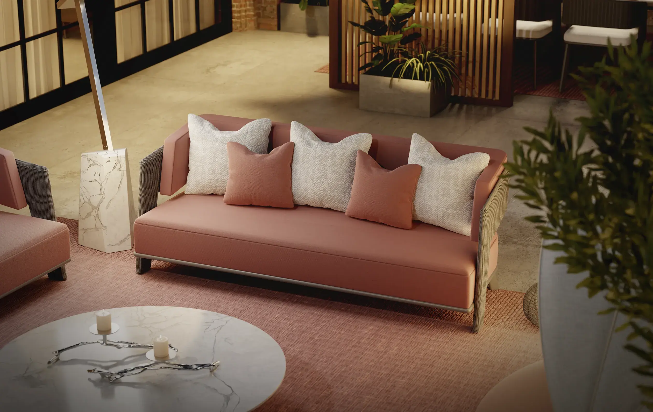 Diadem Grey Sofa - 1
