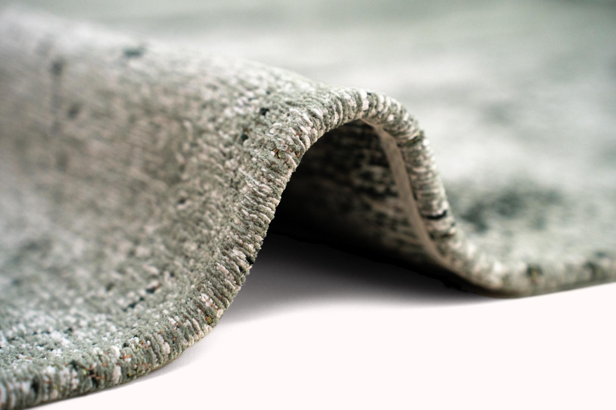 Earthy Green Abstract Area Rug | Size: 170 x 240 cm