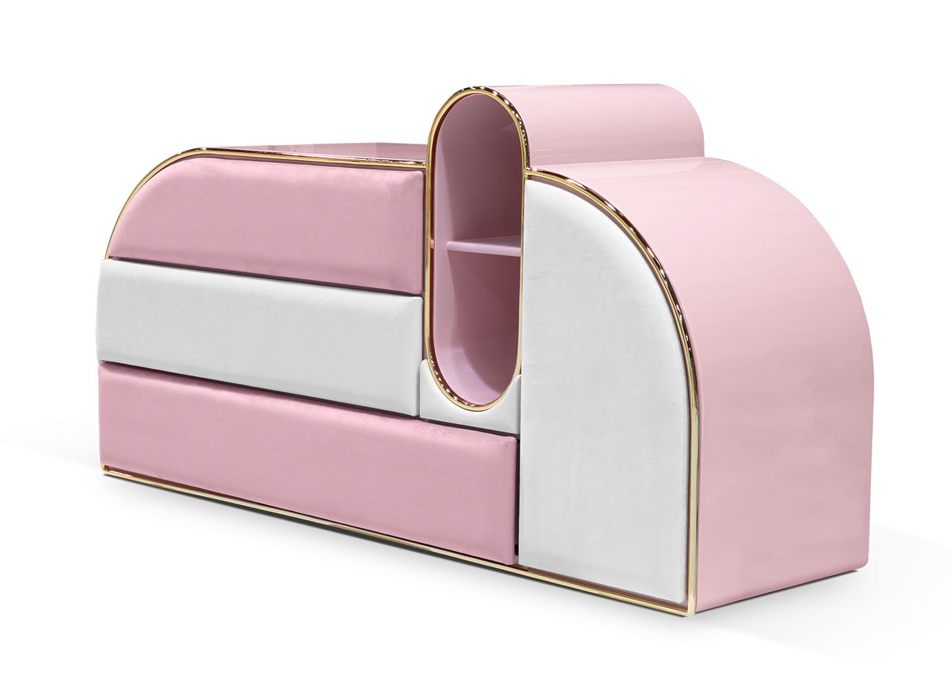 Candy Triple Pink Chest of Drawers