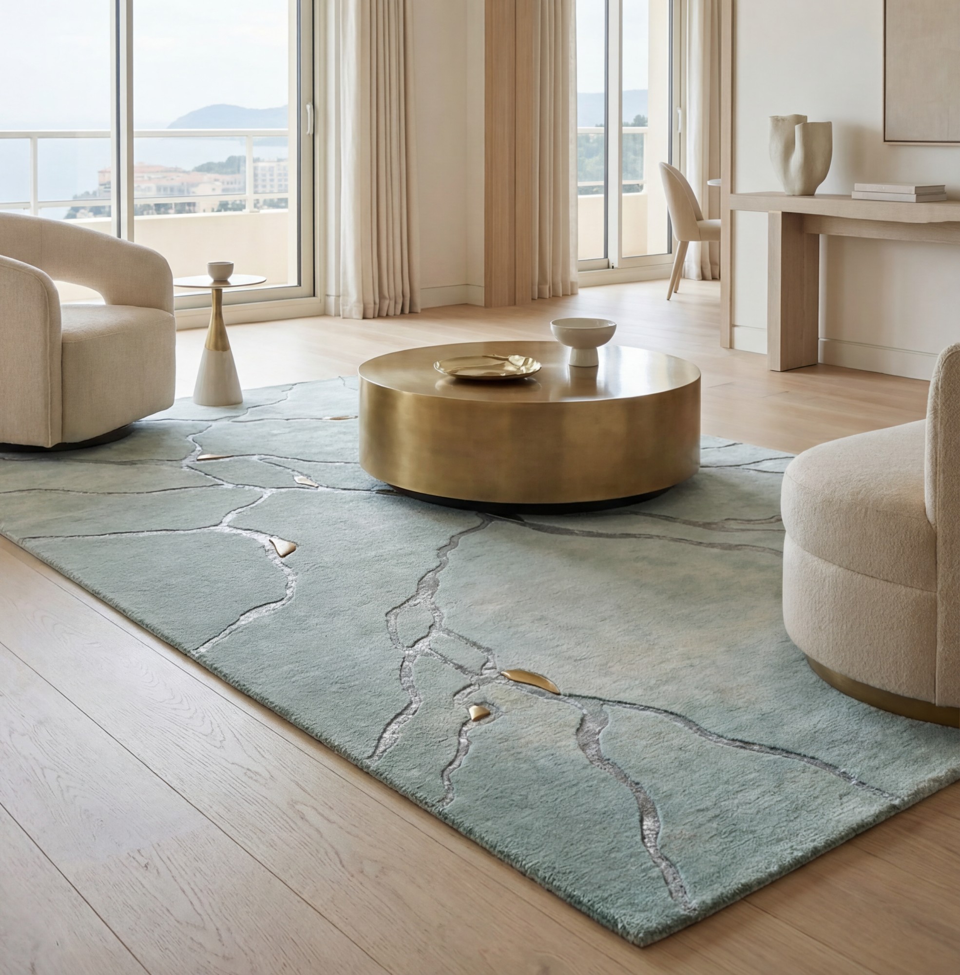 Dusty Field Artisan Rug