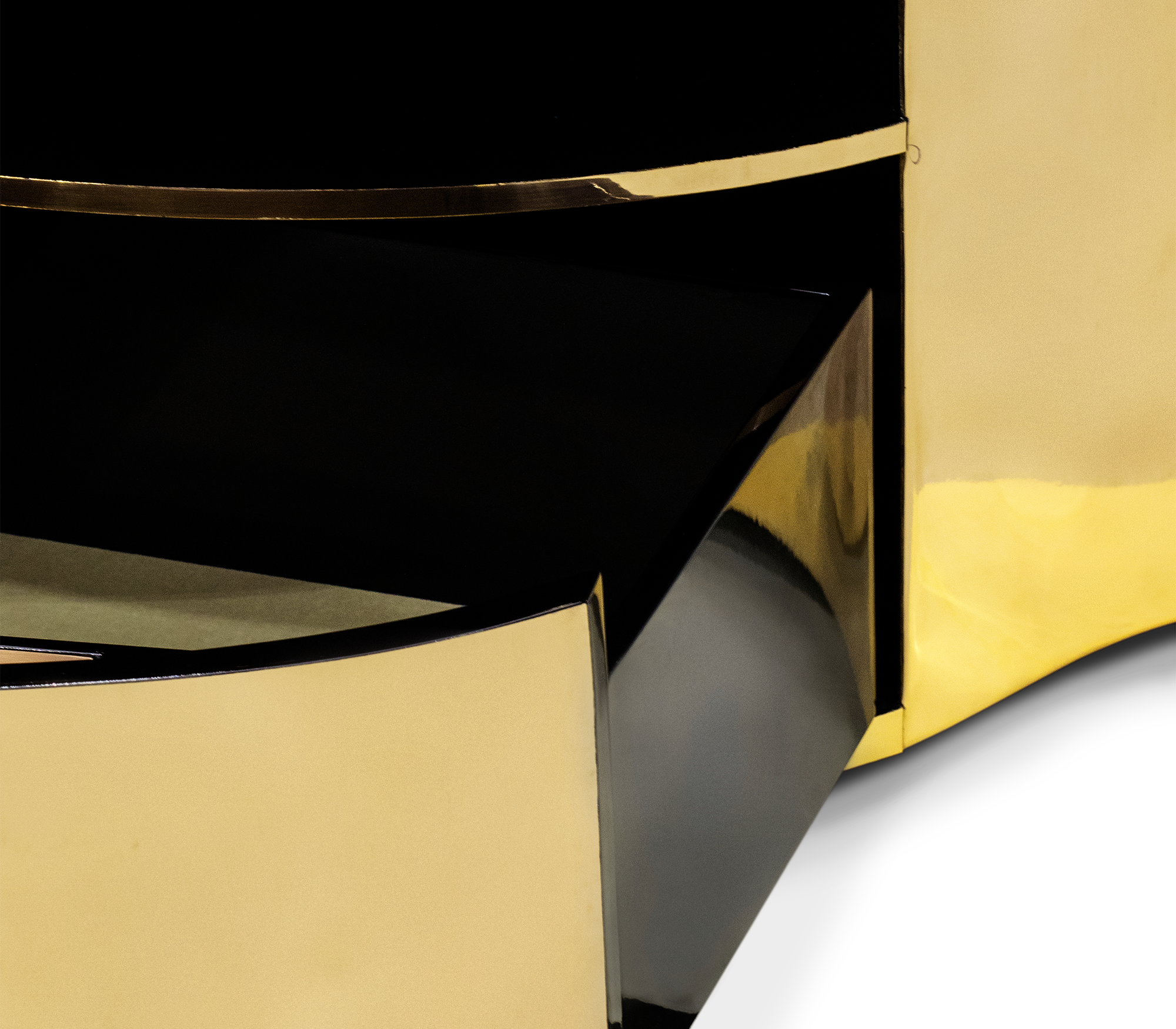 Crest Gold Designer Nightstand