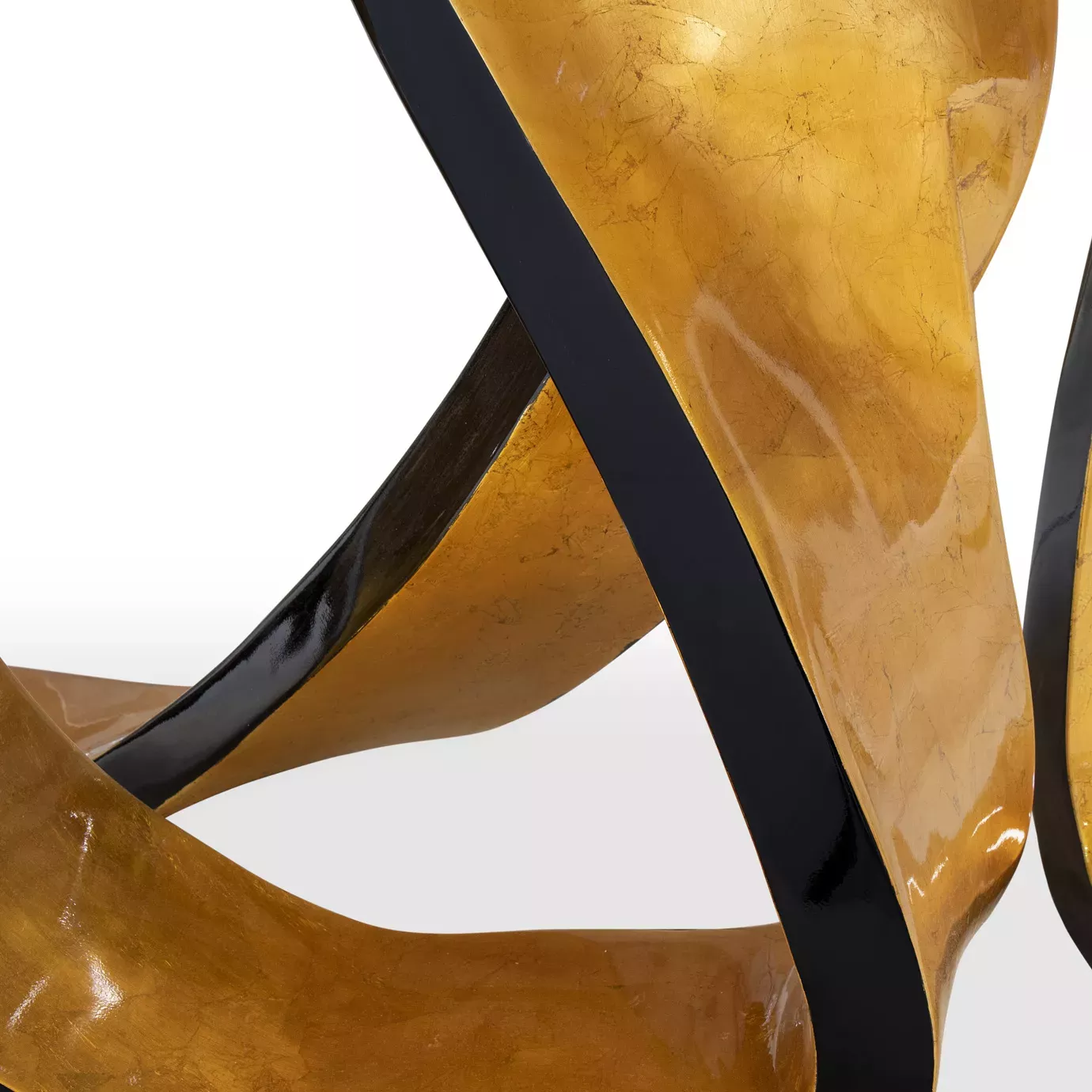 Ribbon Gold Leaf Table