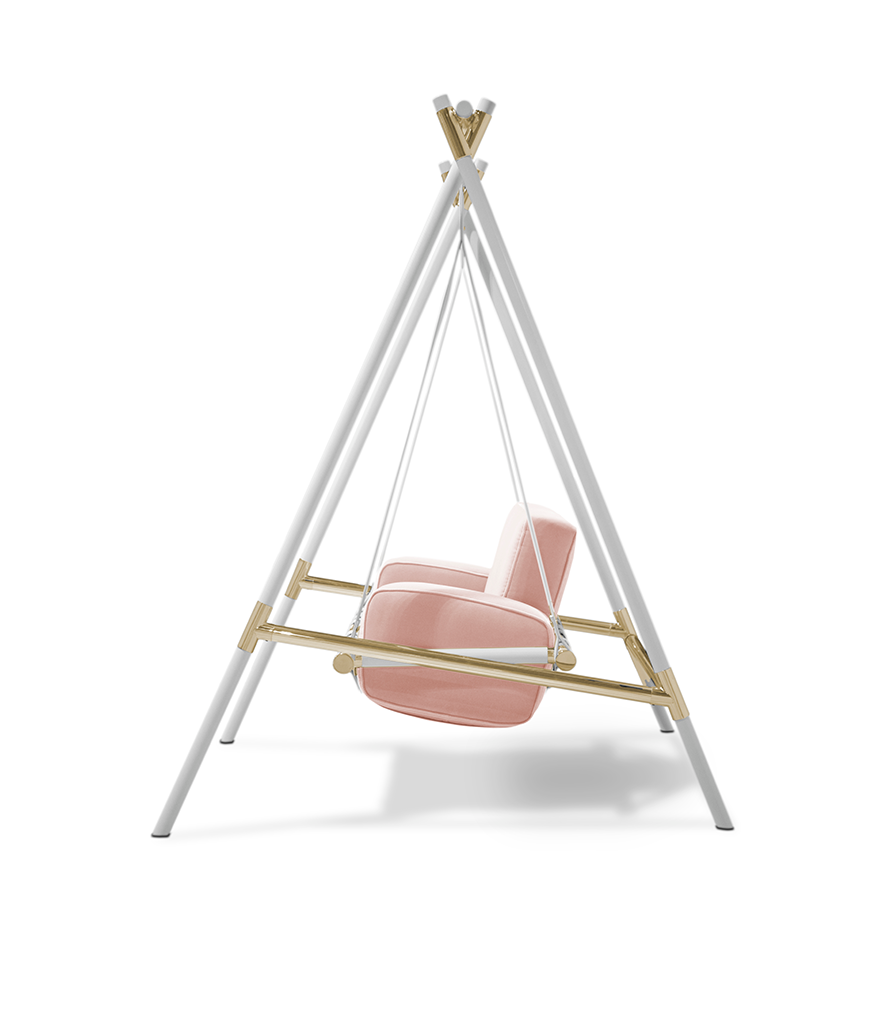 Cloud Pink Swing Chair