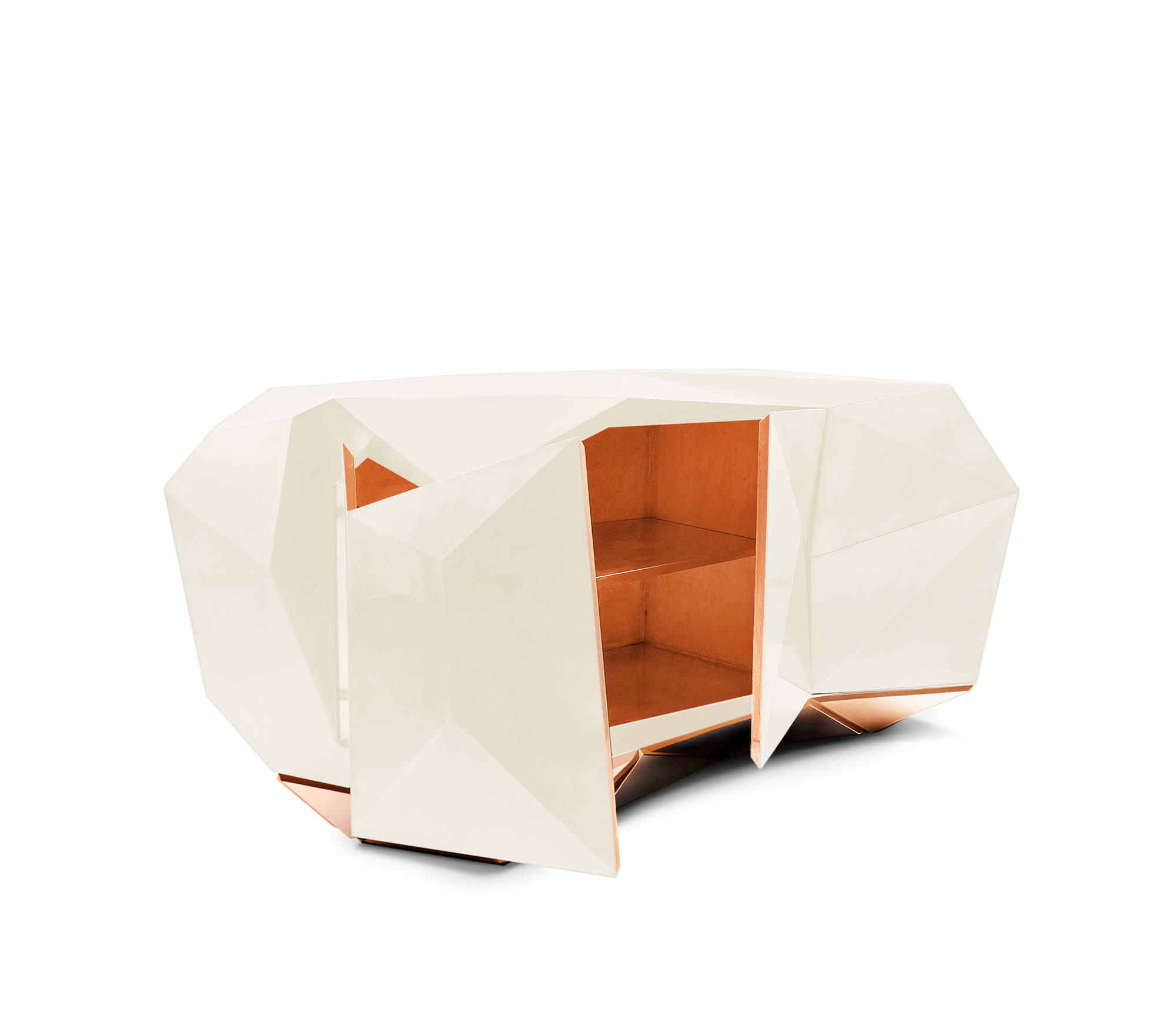 Prism Cream Designer Sideboard