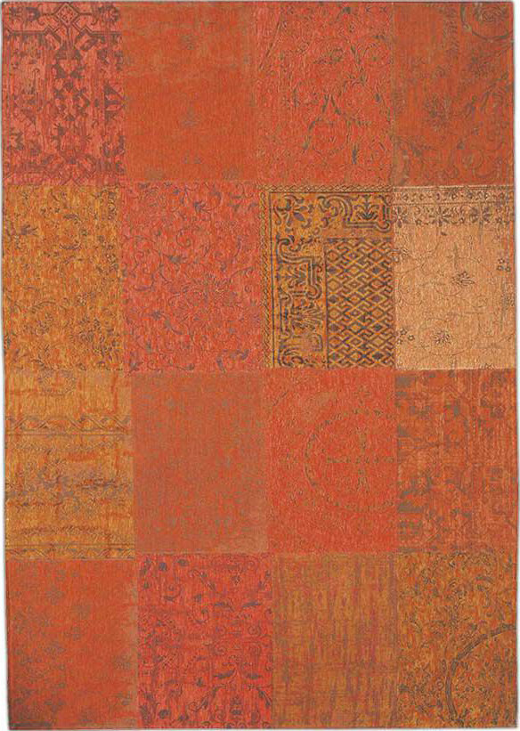 Patchwork Rug Multi Orange | Size: 230 x 330 cm