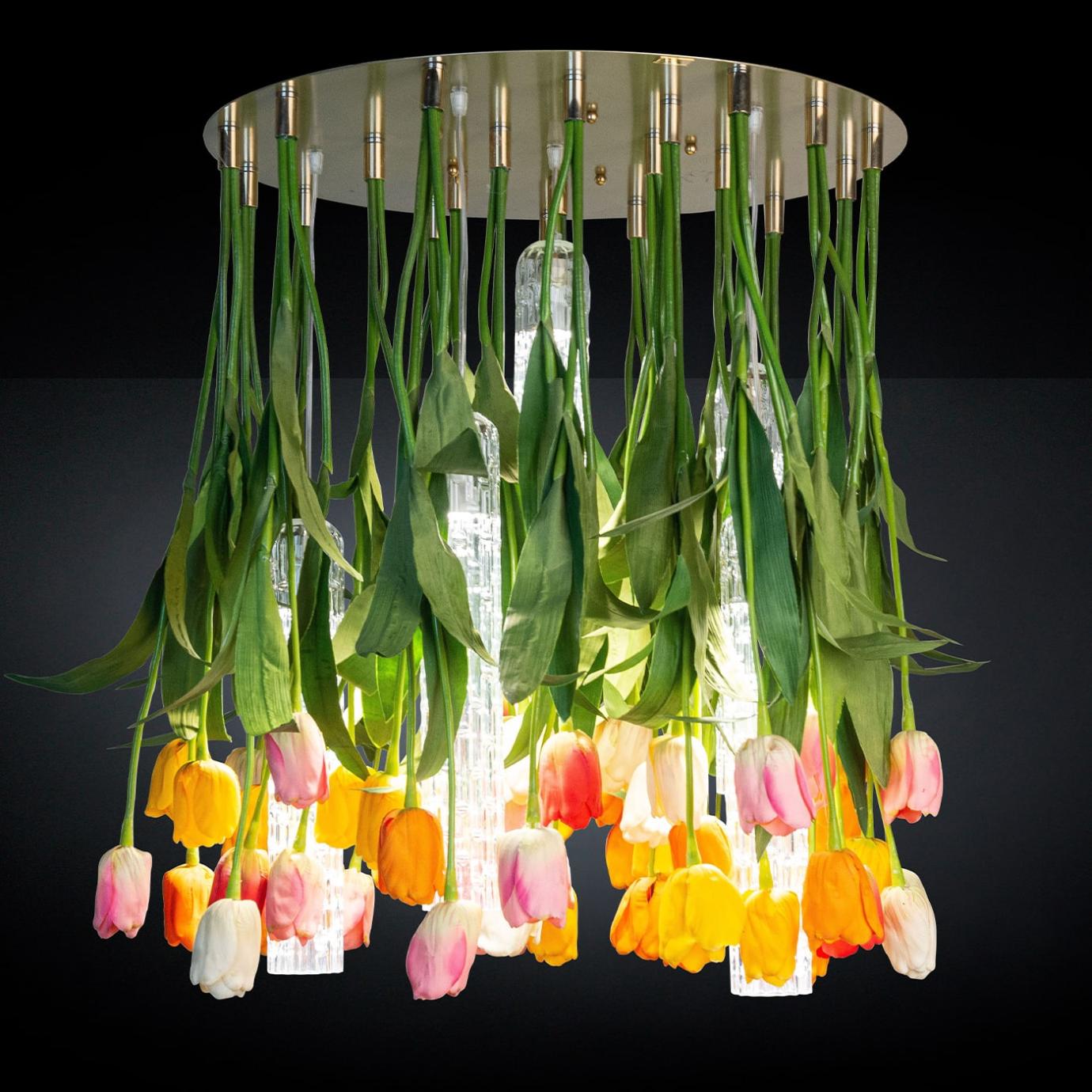 Tulip Round Ceiling Chandelier