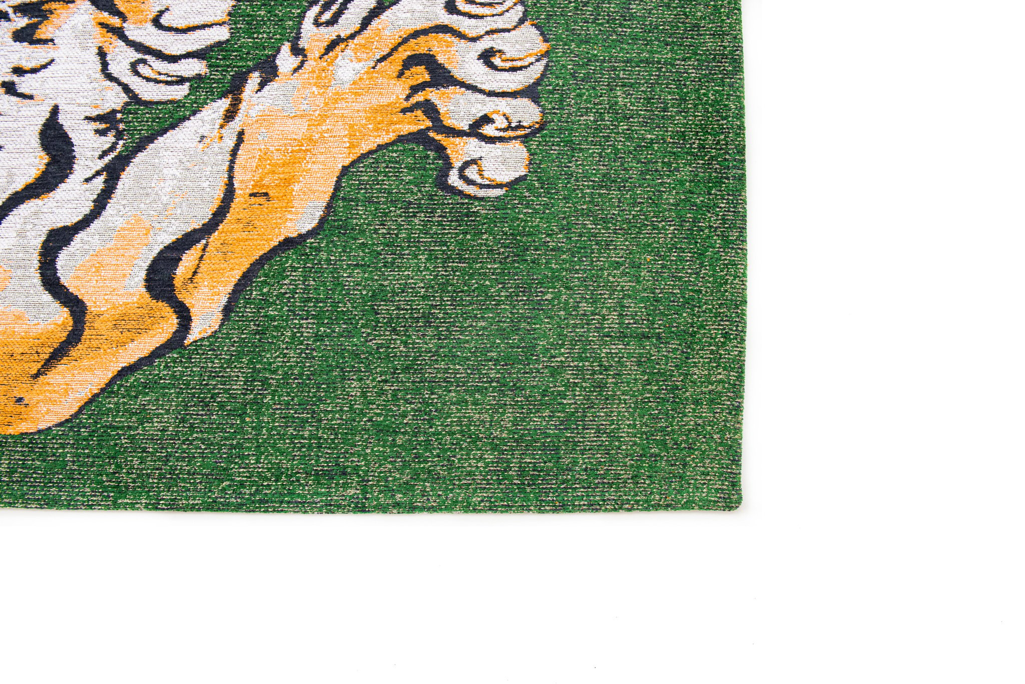 Green On Fire Flatweave Rug | Size: 240 x 340 cm