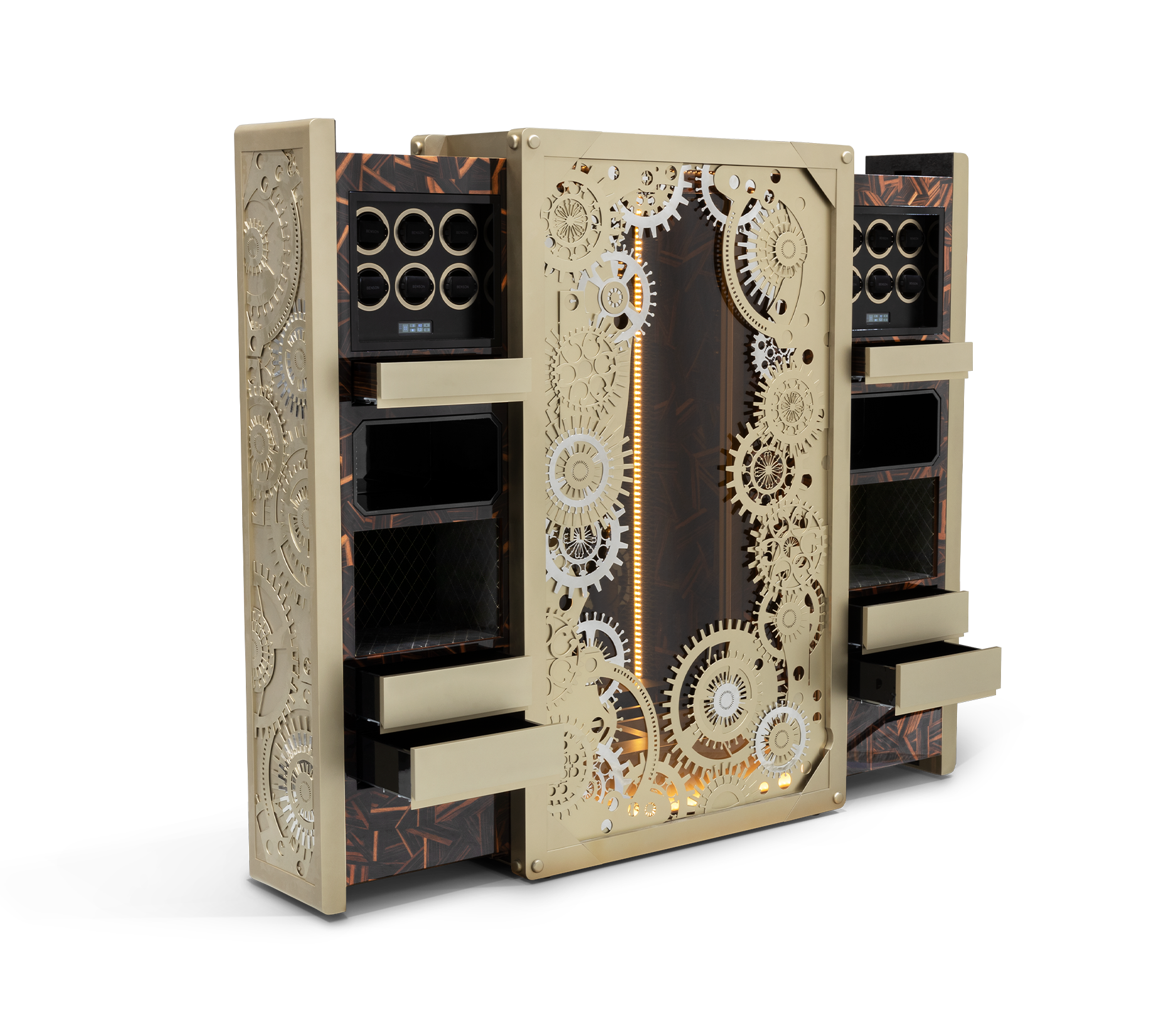 Baron Matte Champagne Designer Safe