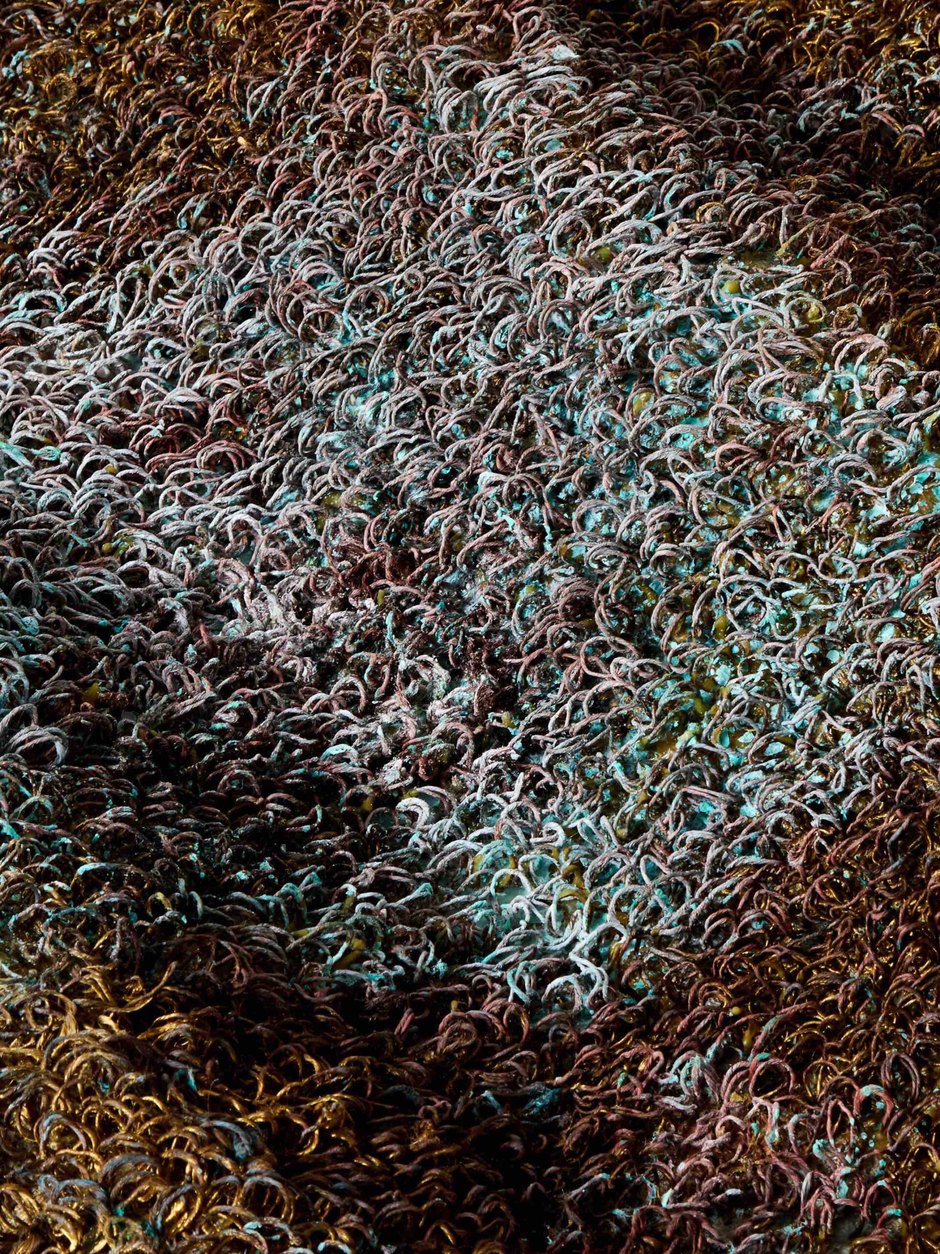 Metal Designer Luxury Rug