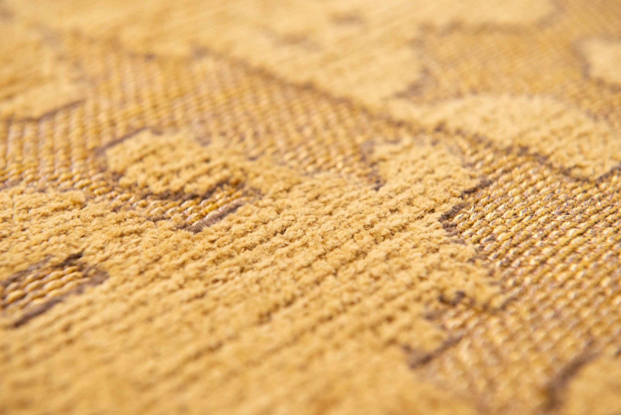 Gold Belgian Flatwoven Rug ☞ Size: 80 x 150 cm