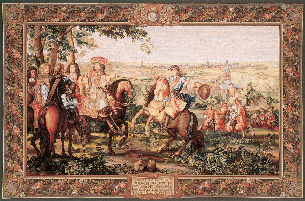 The Capture of Lille Ornaments Tapestry | Size: 110 x 150 cm