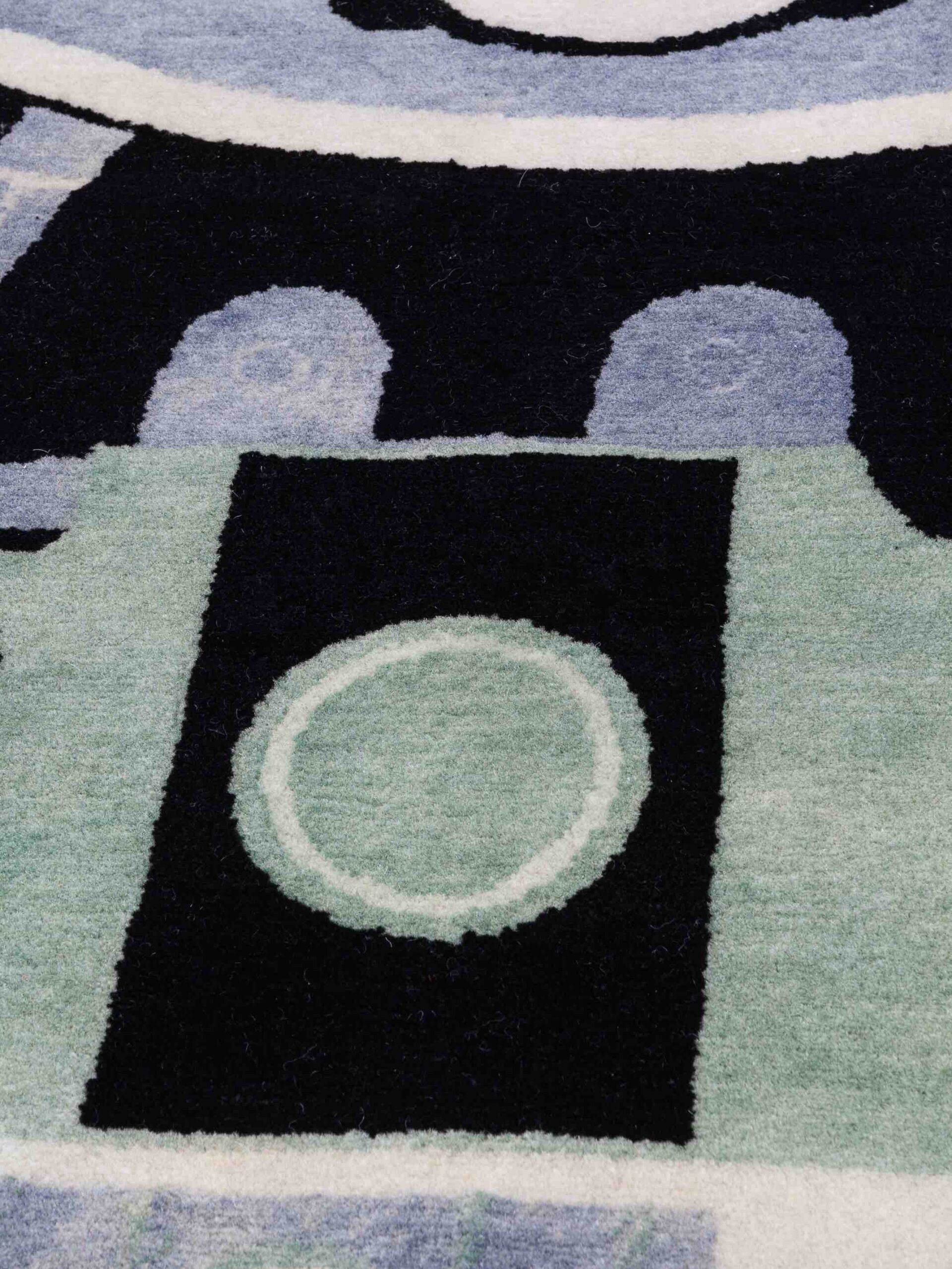 Rotor Round Wool Rug