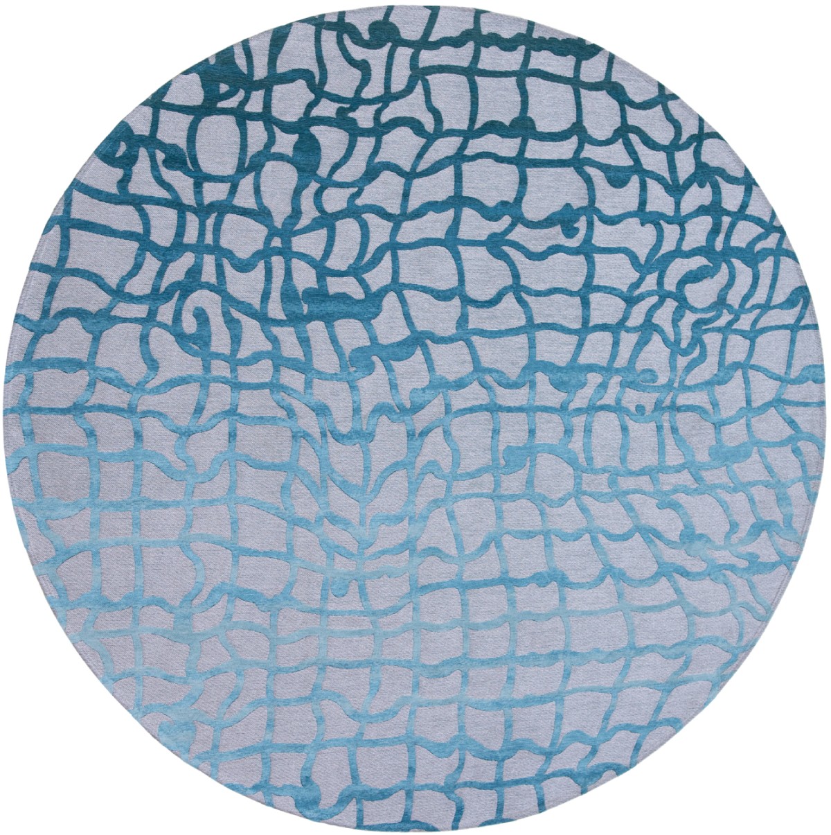 Blue Marine Circle Rug