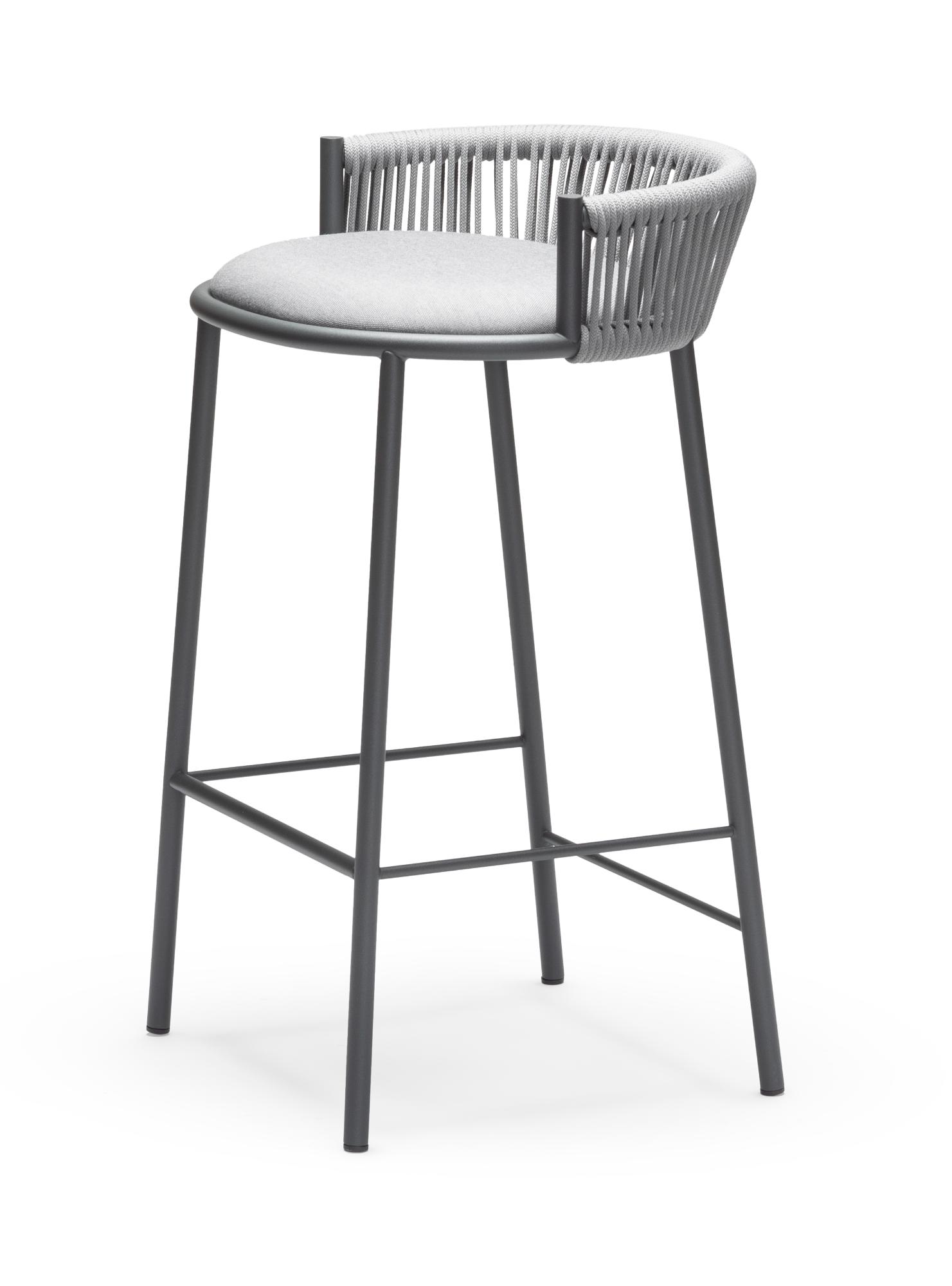 Millie Gray Outdoor Bar Stool