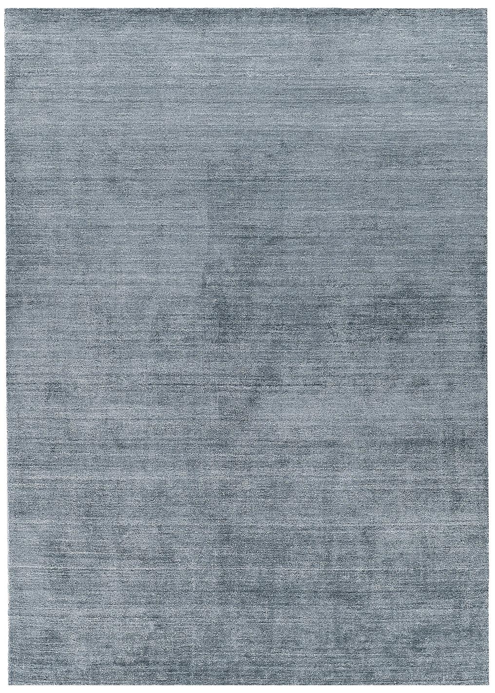 Handwoven Blue Bamboo Silk Rug | Size: 270 x 360 cm
