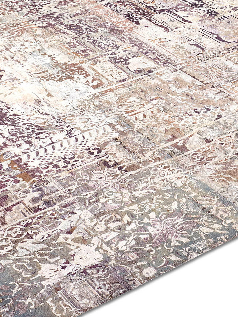 Hundred Million Hand-Knotted Wool / Silk Rug | Size: 183 x 274 cm