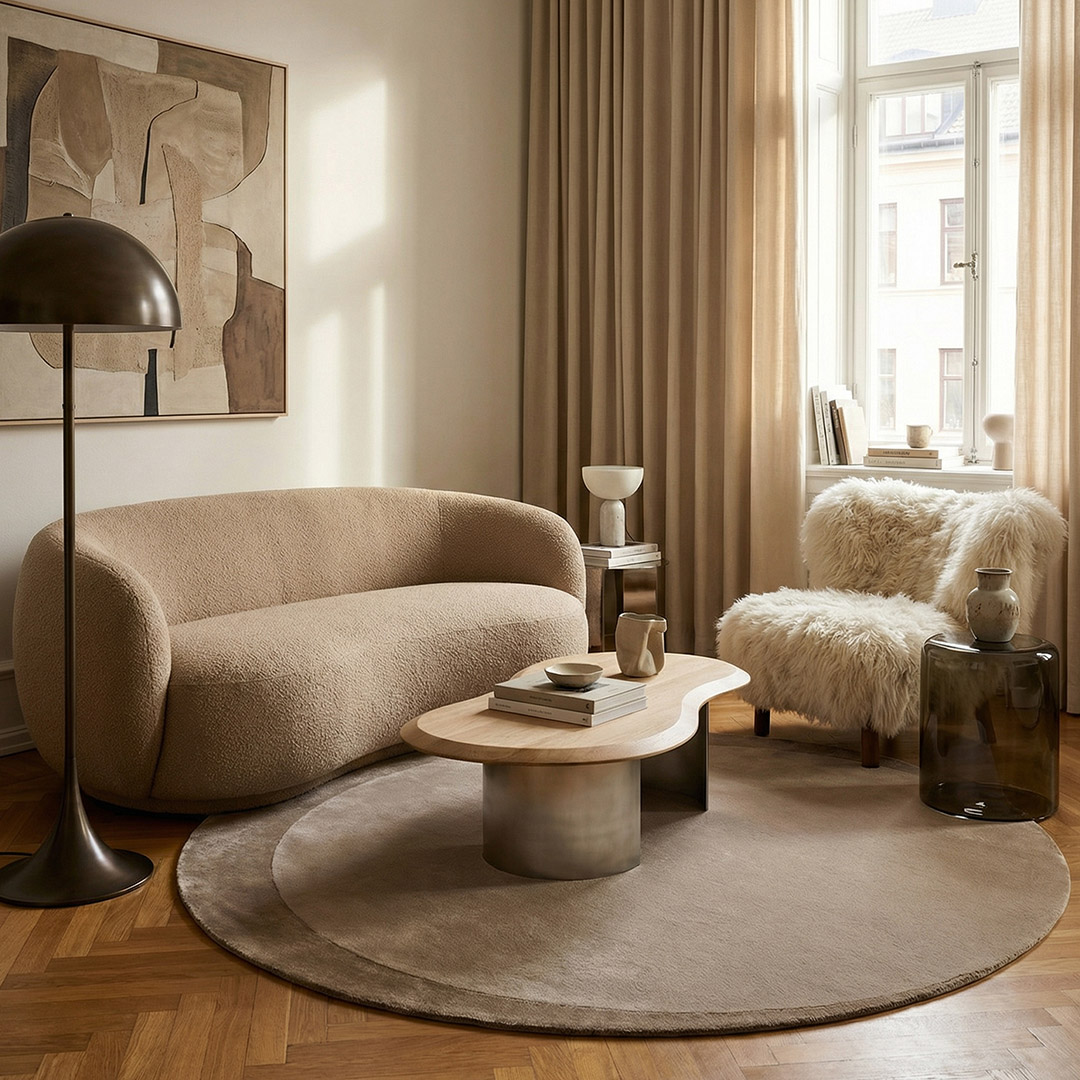 Luna Oasis Round Rug