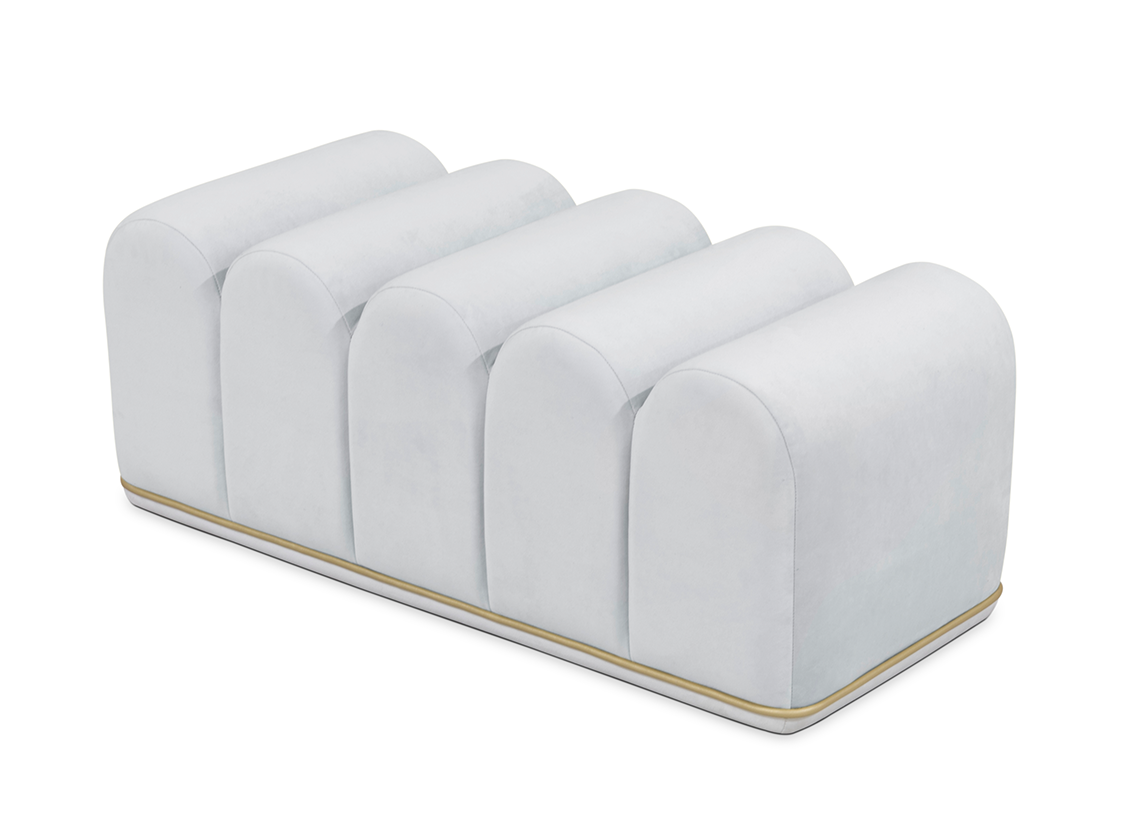 Sweet Swirl Round Ottoman