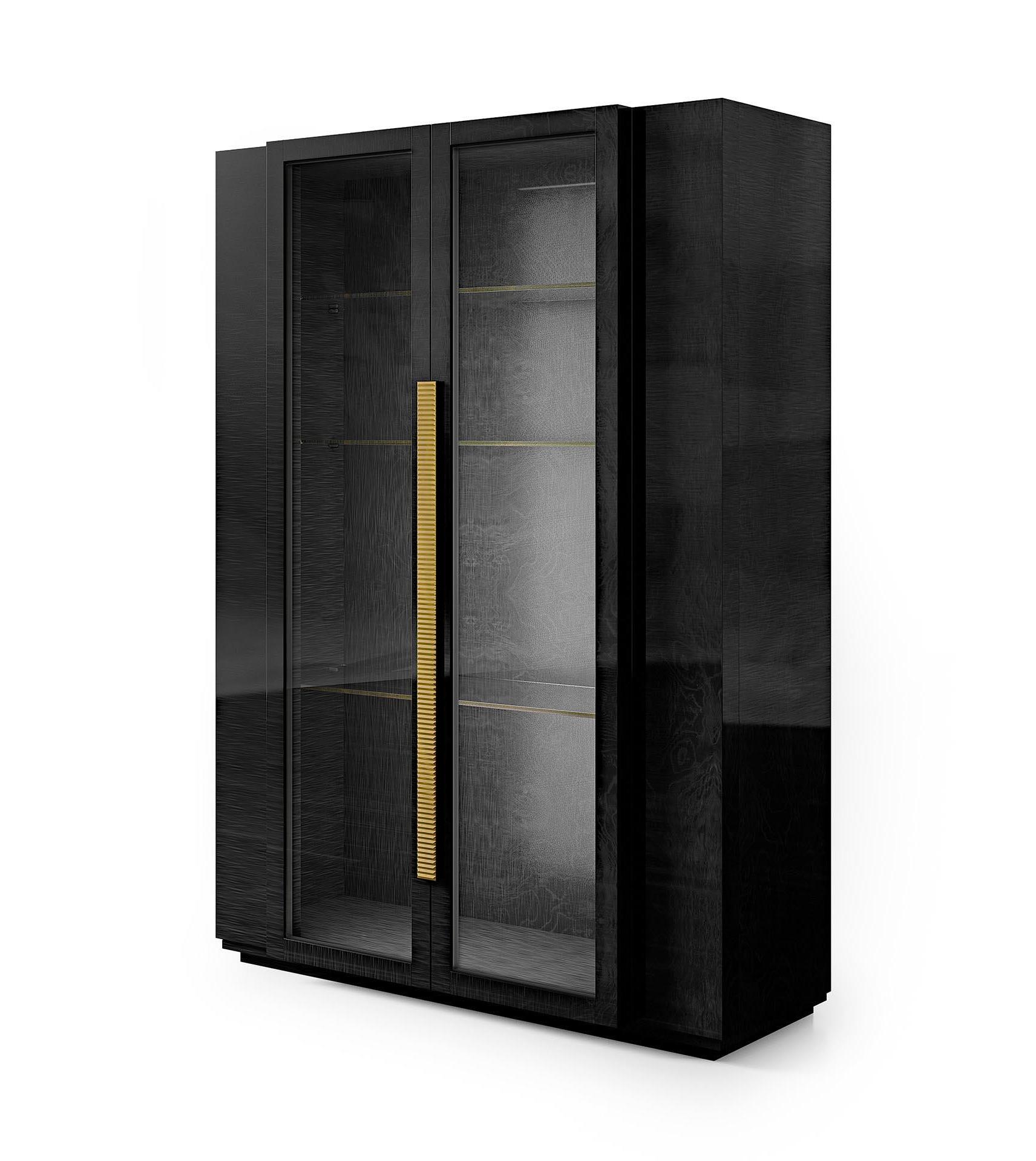 Luxe Black Display Showcase